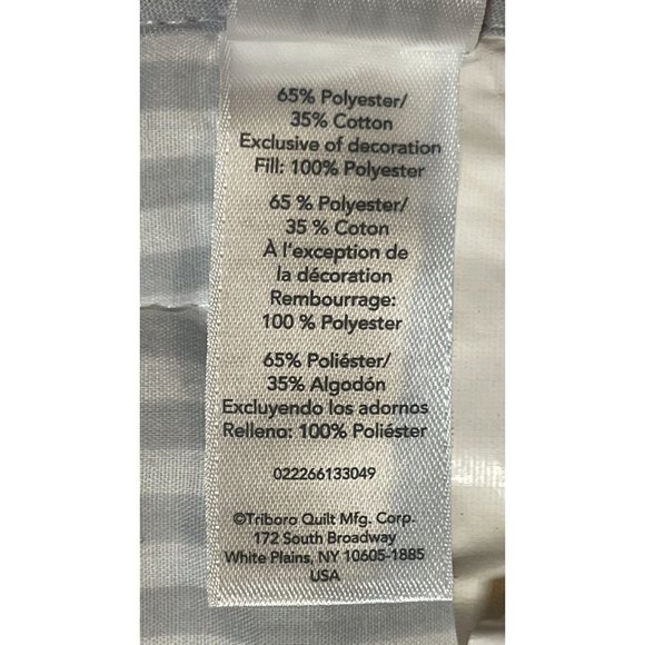 Carters Child of Mine Giraffe Family Applique Baby Quilt Throw 33"x42" - Picture 6 of 7